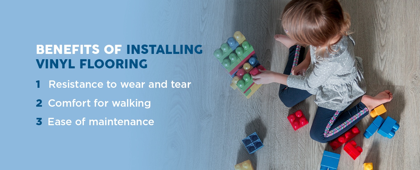 Benefits of installing vinyl flooring