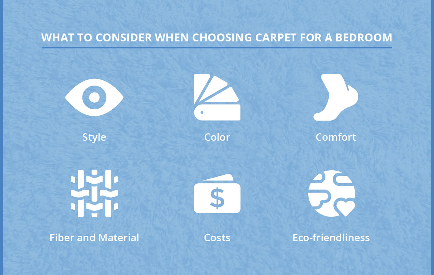 what to consider when choosing carpet for a bedroom