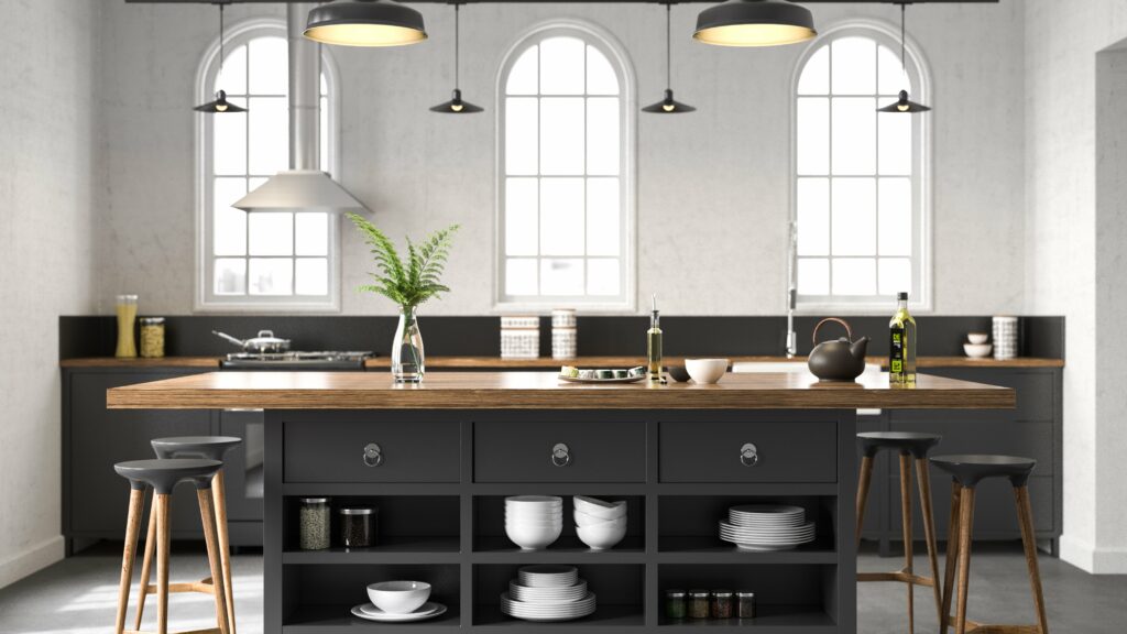 industrial kitchen style