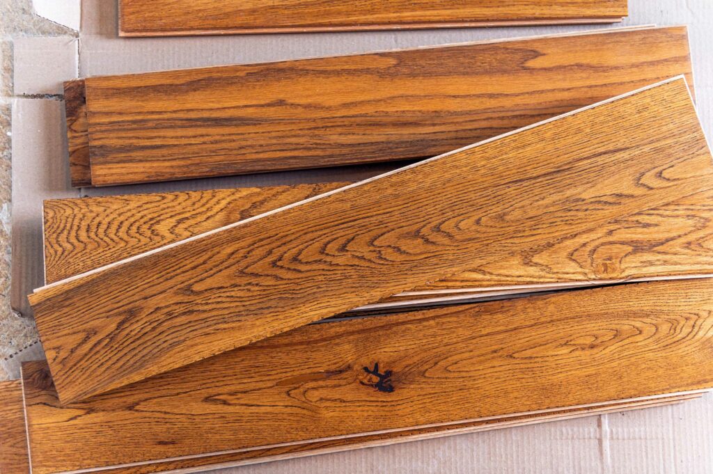 narrow engineered hardwood plank